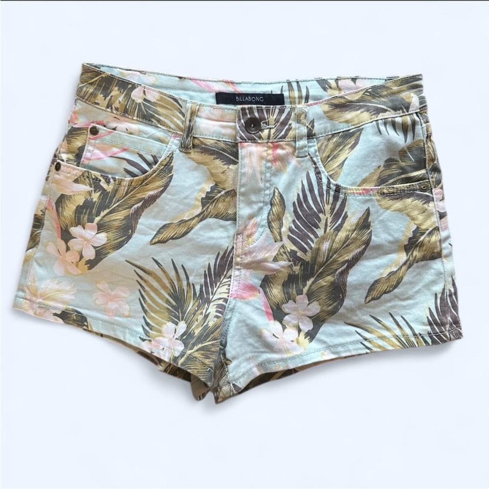 Billabong Floral Denim Shorts